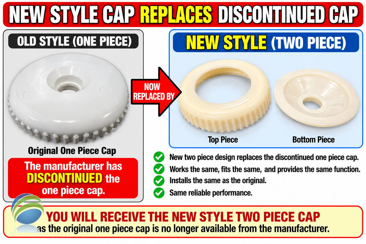Cal Spa Diverter "BUTTRESS" Cap & O-Rings 3 1/2" Valve Hot Tub How To Video