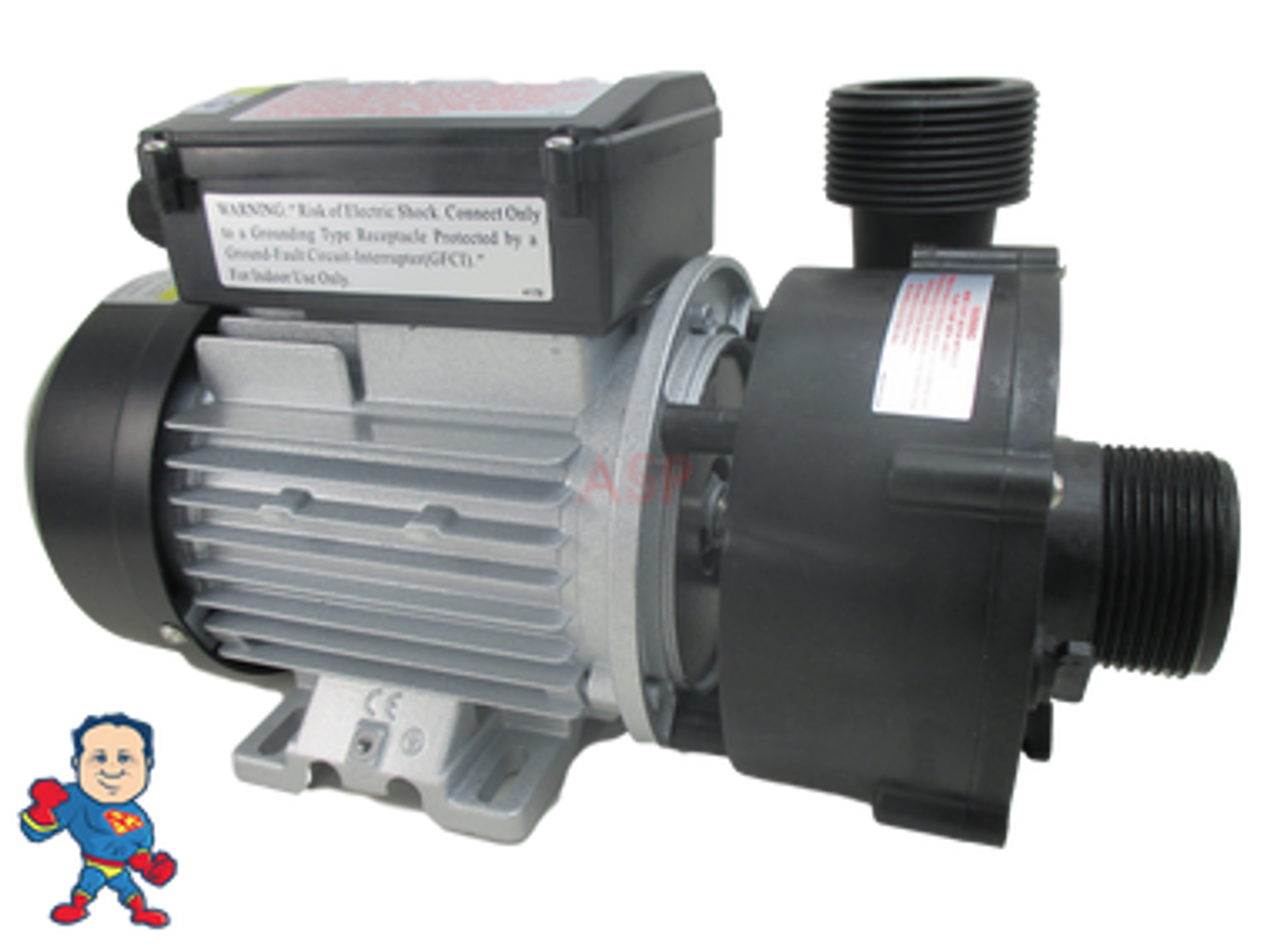 6500-907 LX Circulation Pump WTC50M 230V 2006+ Jacuzzi® J-400 Premium Sundance® 1 1/2" Side Discharge