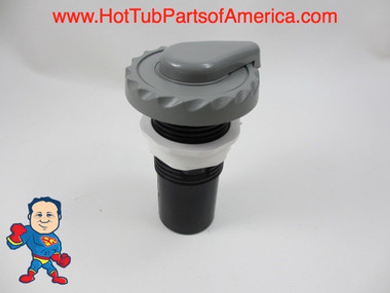 Air Control Valve 18 Scallop Gray 1" Spa Hot Tub Universal Waterway Video How To