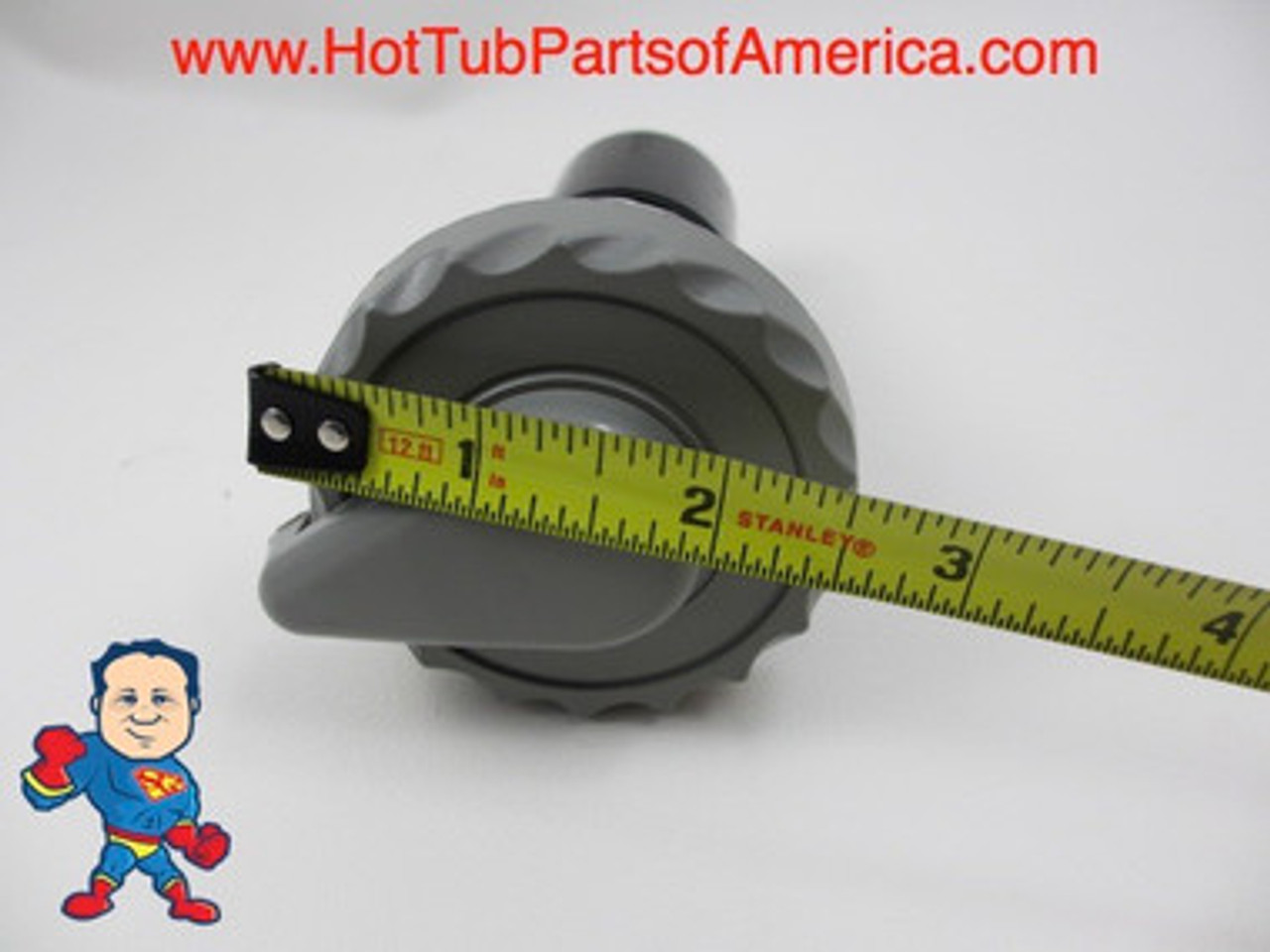 Air Control Valve 18 Scallop Gray 1" Spa Hot Tub Universal Waterway Video How To