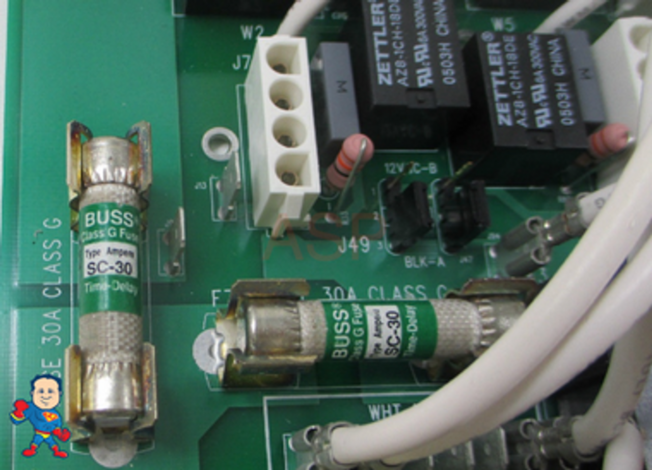 This is an example of this type of fuse being used on a board