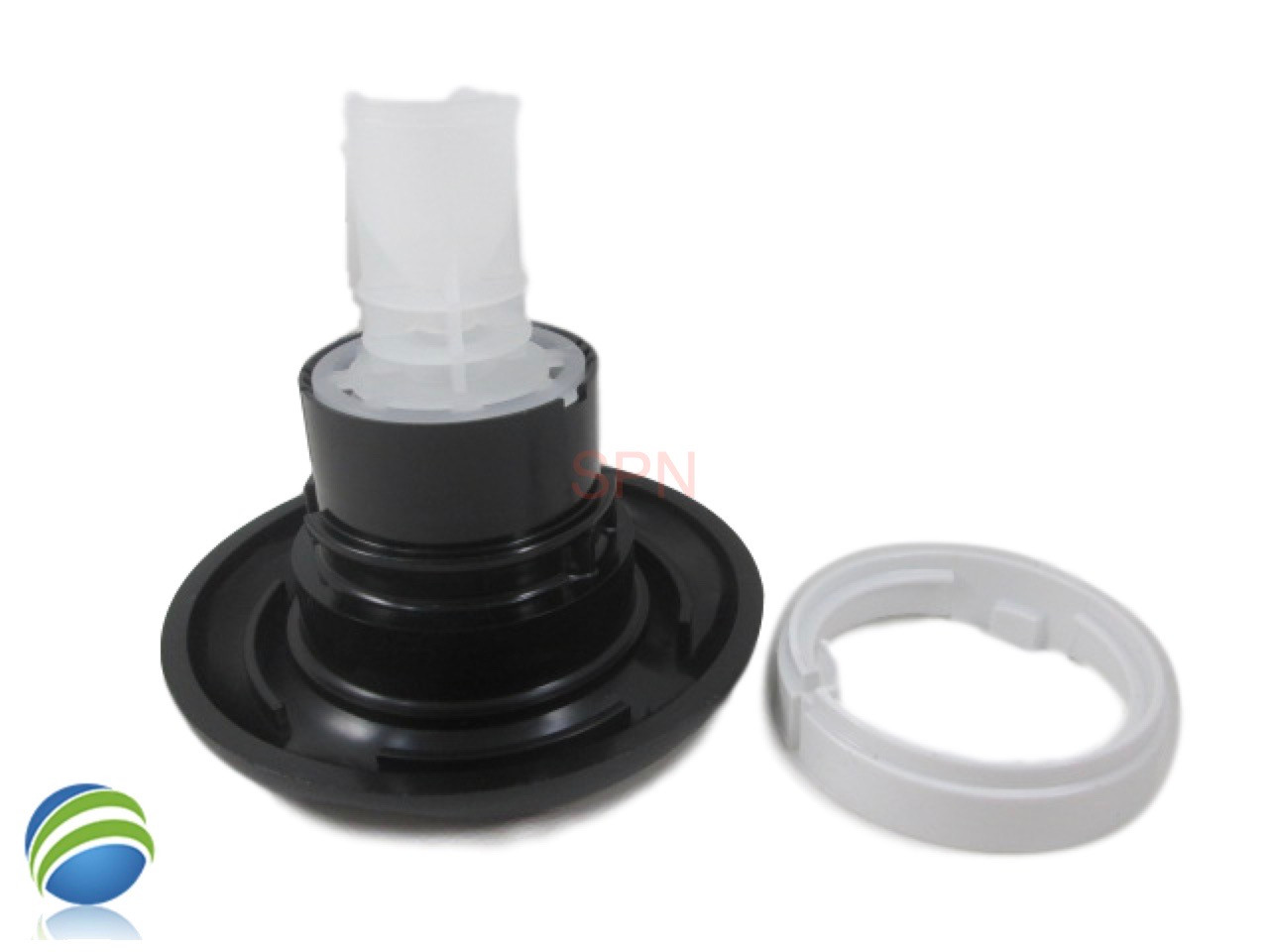 Nordic Hot Tub Retrofit 5 1/4" Jet with Glue Kit Black VSR Spa