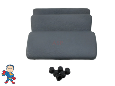 Spa Hot Tub Pillows (3) Streamline Four Winds Gray Infinity Raindance Trapezoid