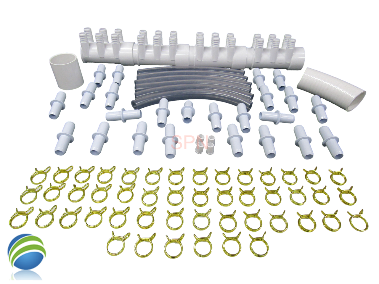 Manifold Hot Tub Spa Part 24 3/4" Outlets with Coupler Kit Video How To