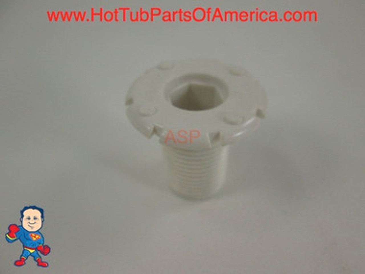 10X Spa Hot Tub 1 1/4" Air Jet Face Fitting 3/4" Thread Injector Part & Silicone