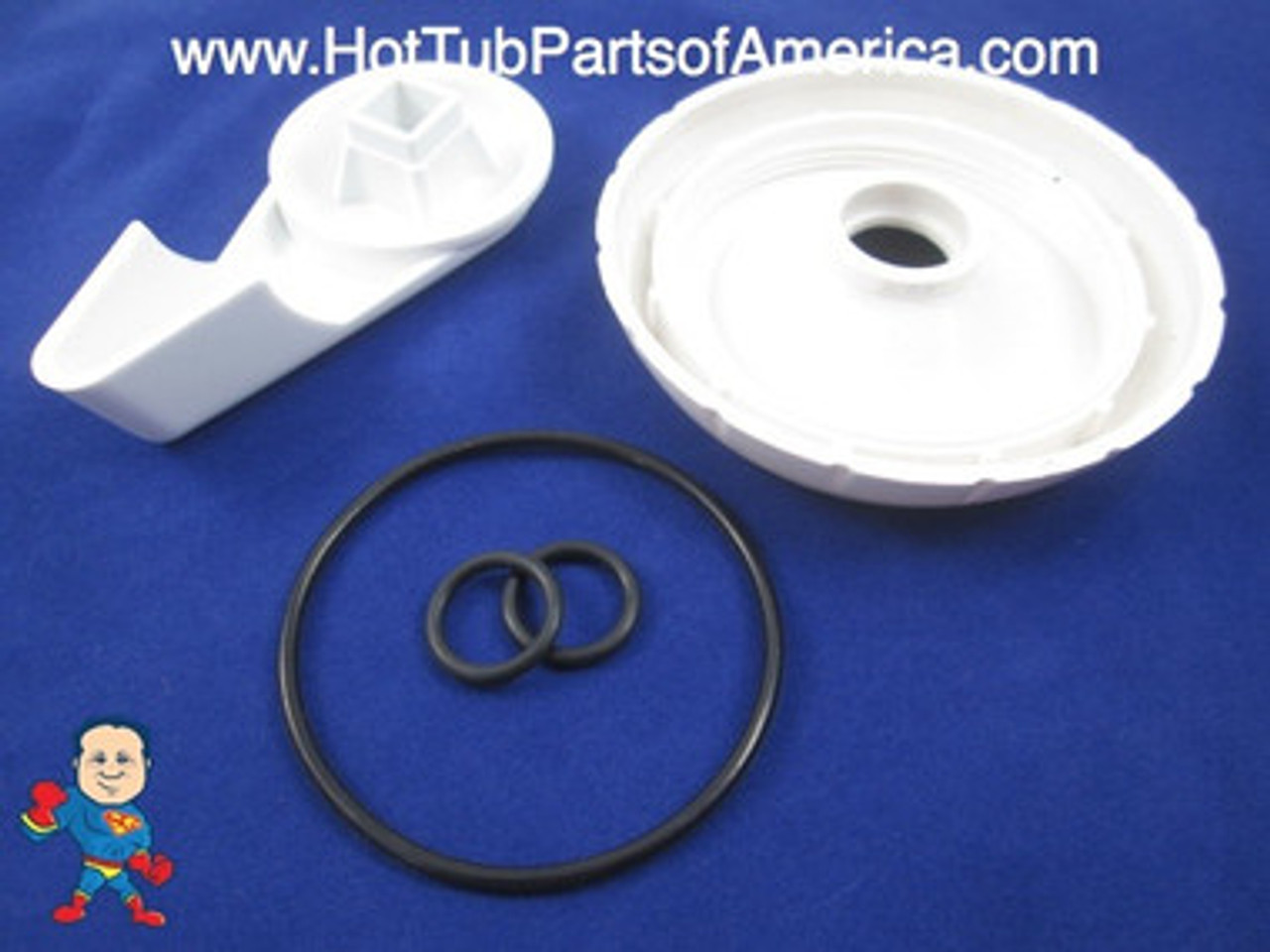 Diverter Valve Spa White Buttress Hot Tub O-Rings Cap Handle Waterway CMP Video