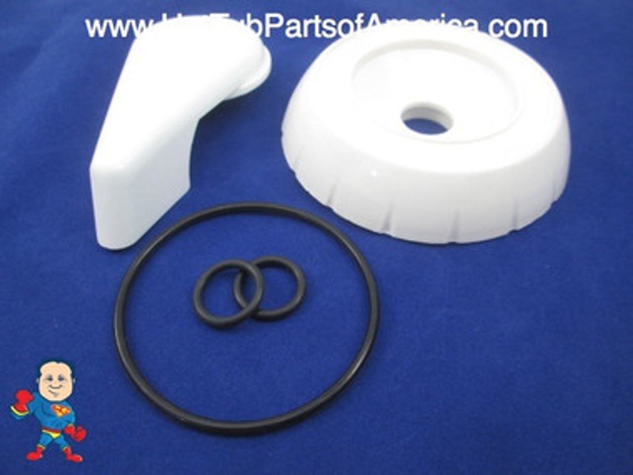 Diverter Valve Spa White Buttress Hot Tub O-Rings Cap Handle Waterway CMP Video