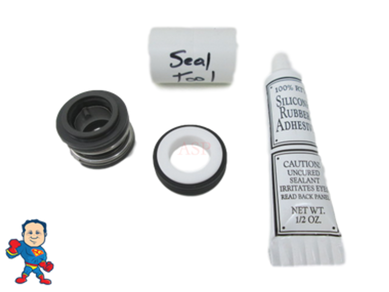 Spa Hot Tub Pump Seal & (1) Bearing Kit for 2.5HP Pump that fits Intertek 2009+ Jacuzzi®  Premium or Sundance® Video How To
