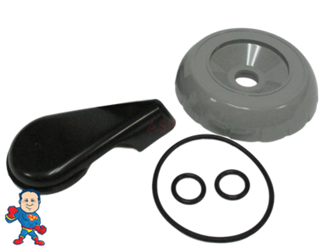 Master Spa Hot Tub Diverter Handle, Cap & O-Ring Kit 1999-2003 Down East