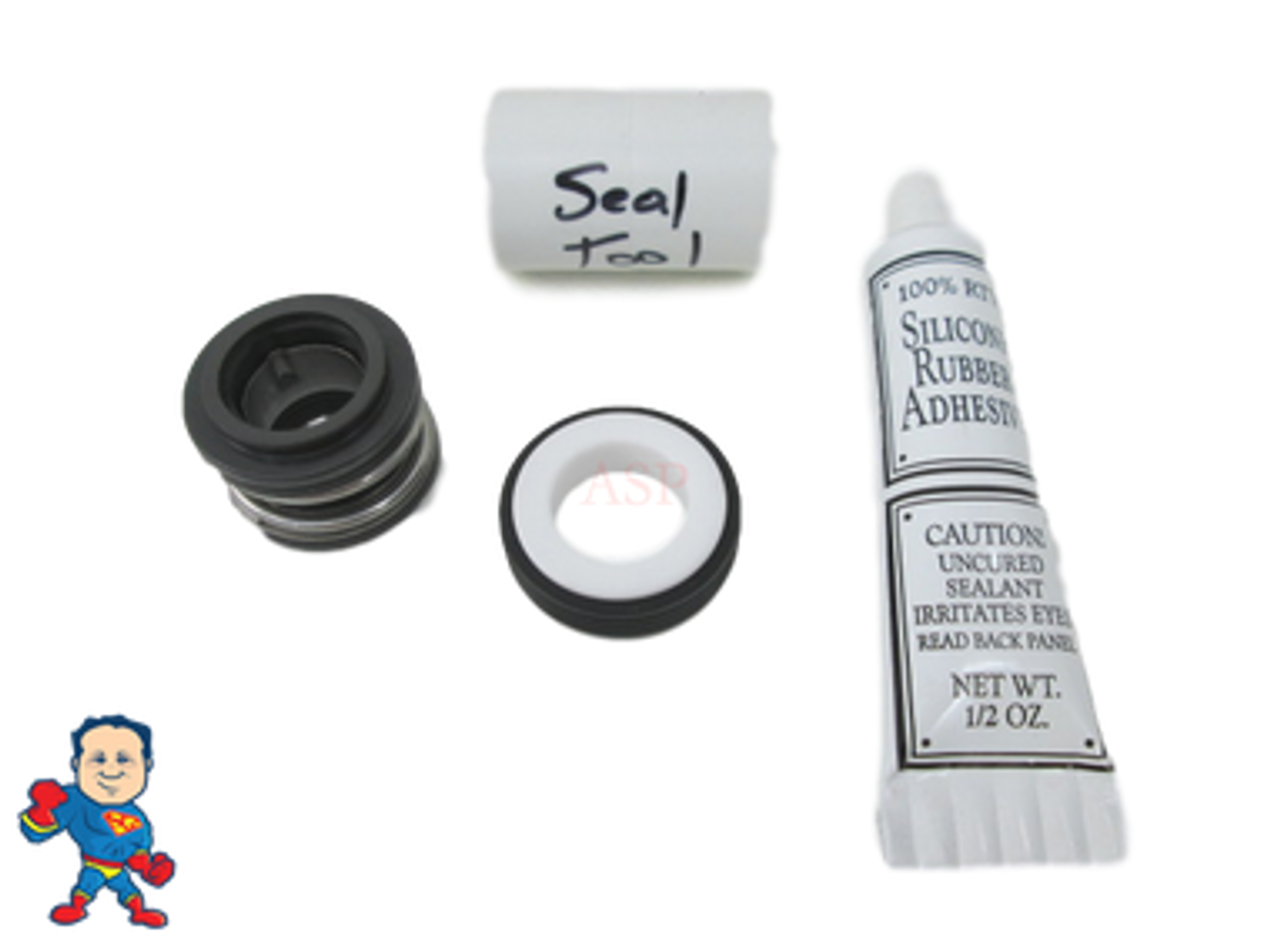 Spa Hot Tub Pump Seal & (2) Bearing Kit for 2.5HP Pump that fits Intertek 2009+ Jacuzzi®  Premium or Sundance® Video How To