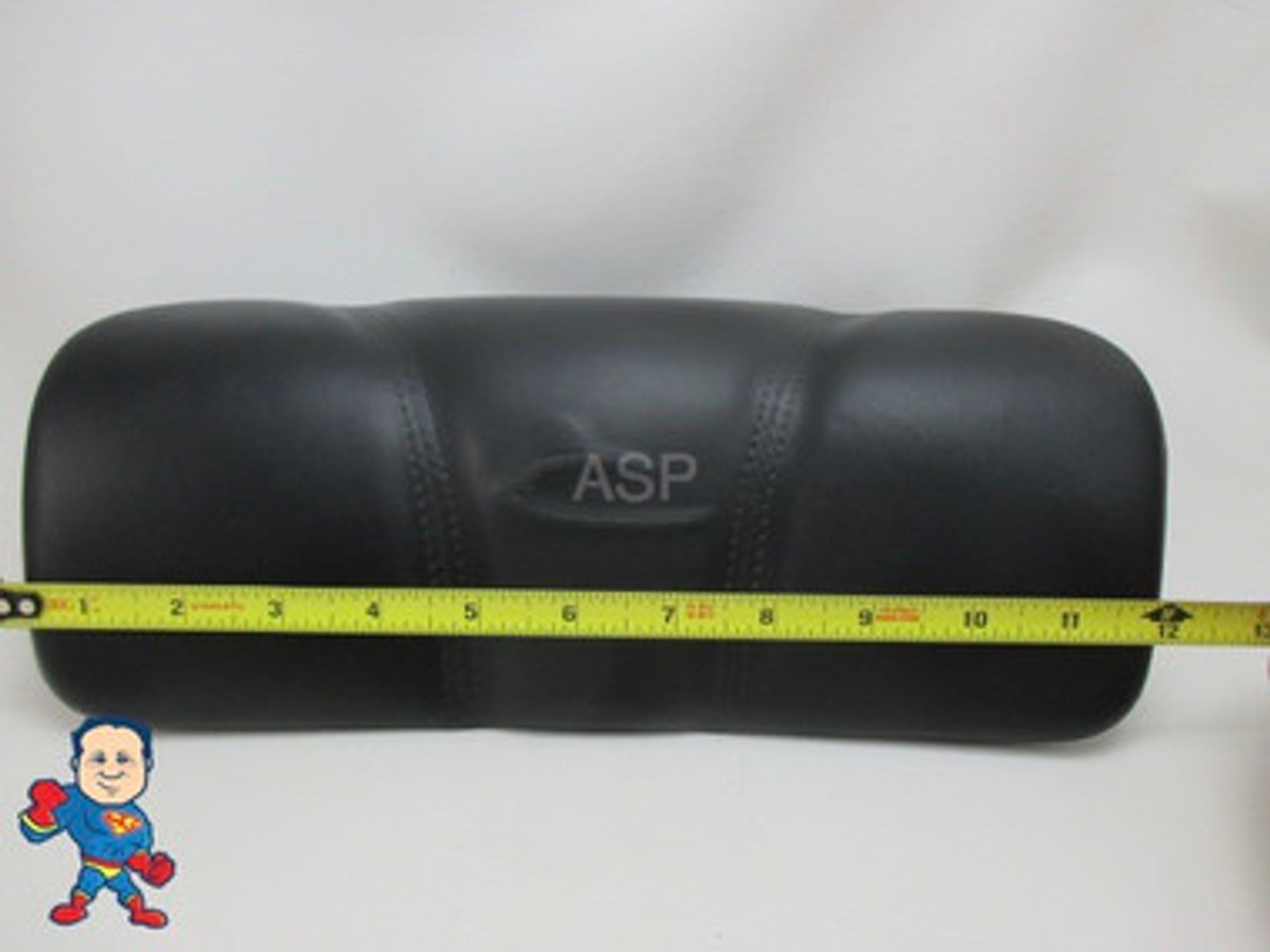 Dynasty Spa Hot Tub Neck Pillow Black Head Rest 2009 Stitched Pin 6 1/4 " Apart 1868