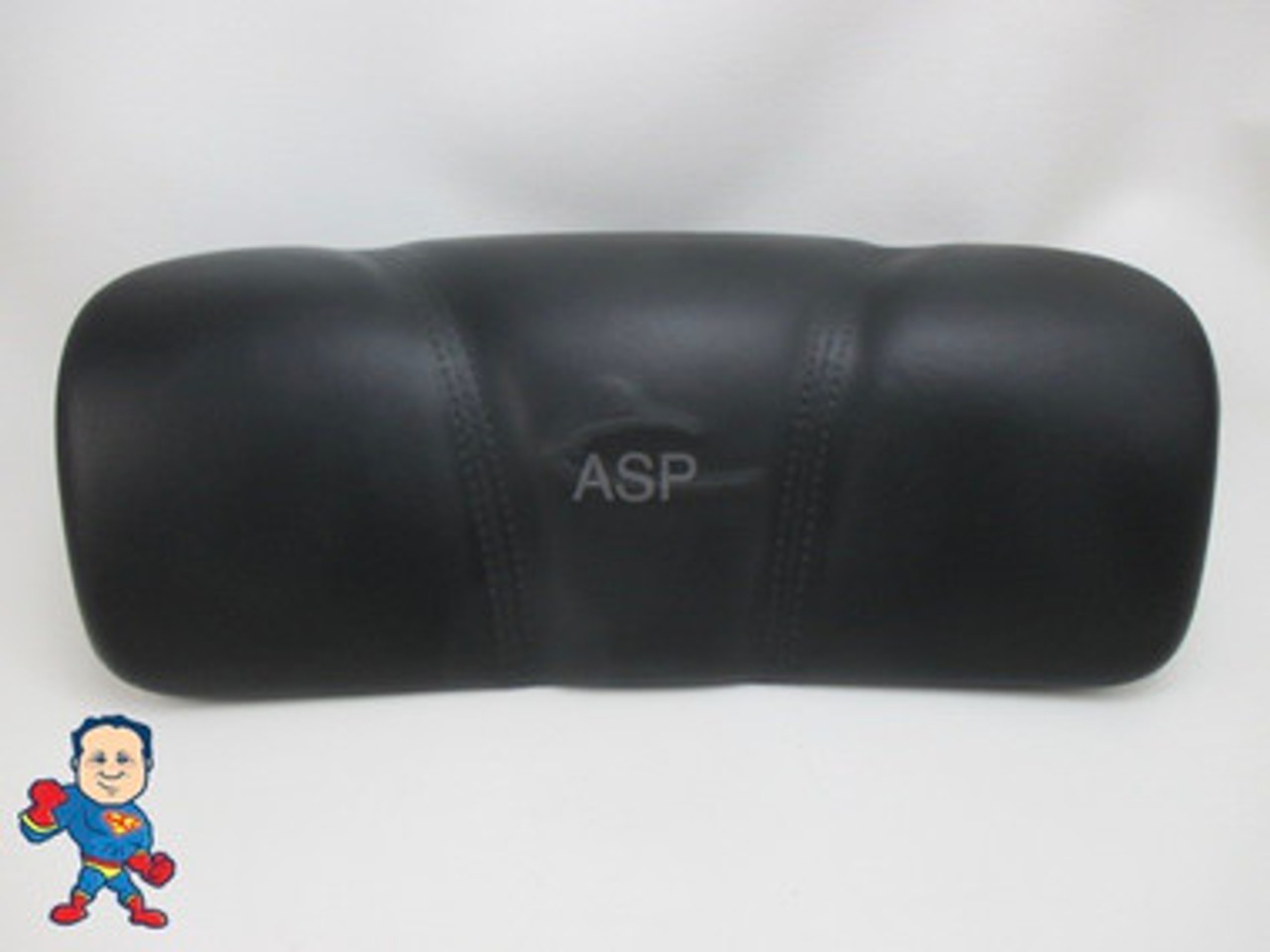 Dynasty Spa Hot Tub Neck Pillow Black Head Rest 2009 Stitched Pin 6 1/4 " Apart 1868