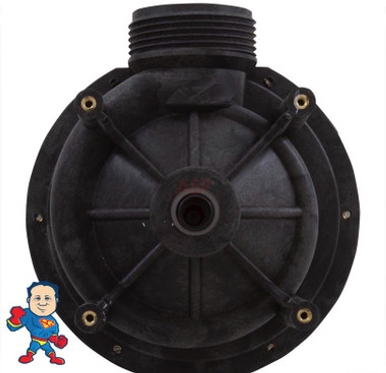 Bath Pump Wet End, Aqua-Flo TMCP, 3/4HP, CD, 48-Frame, 1-1/2"MBT, (Self-Drain)