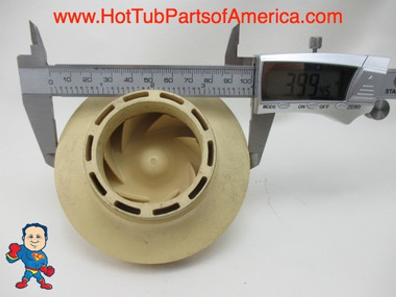 Impeller LX Guangdong 48 frame 1.5HP 2 3/8" Eye Vane Width 5/16" 4" OD How To Video