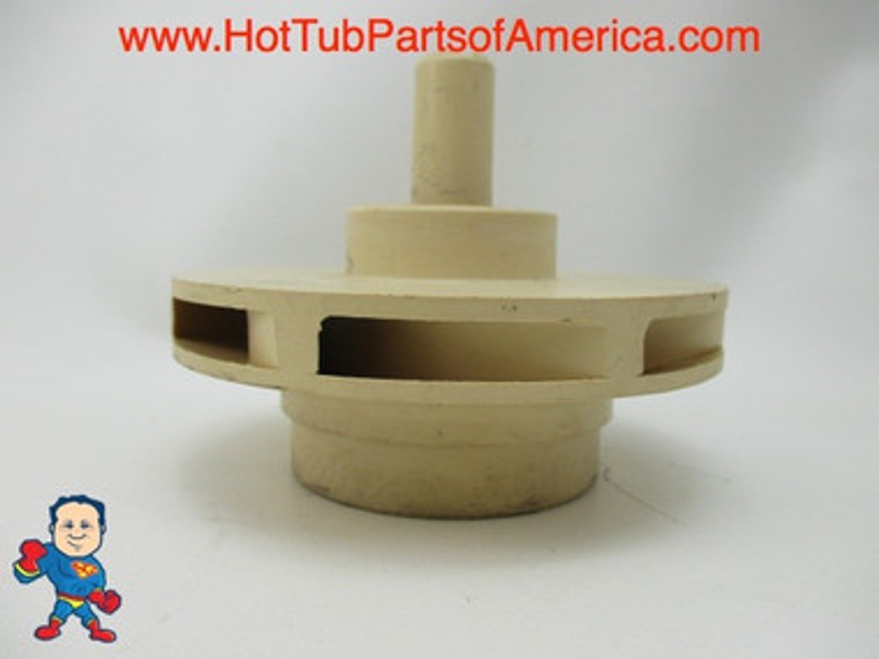 Impeller LX Guangdong 48 frame 1.5HP 2 3/8" Eye Vane Width 5/16" 4" OD How To Video