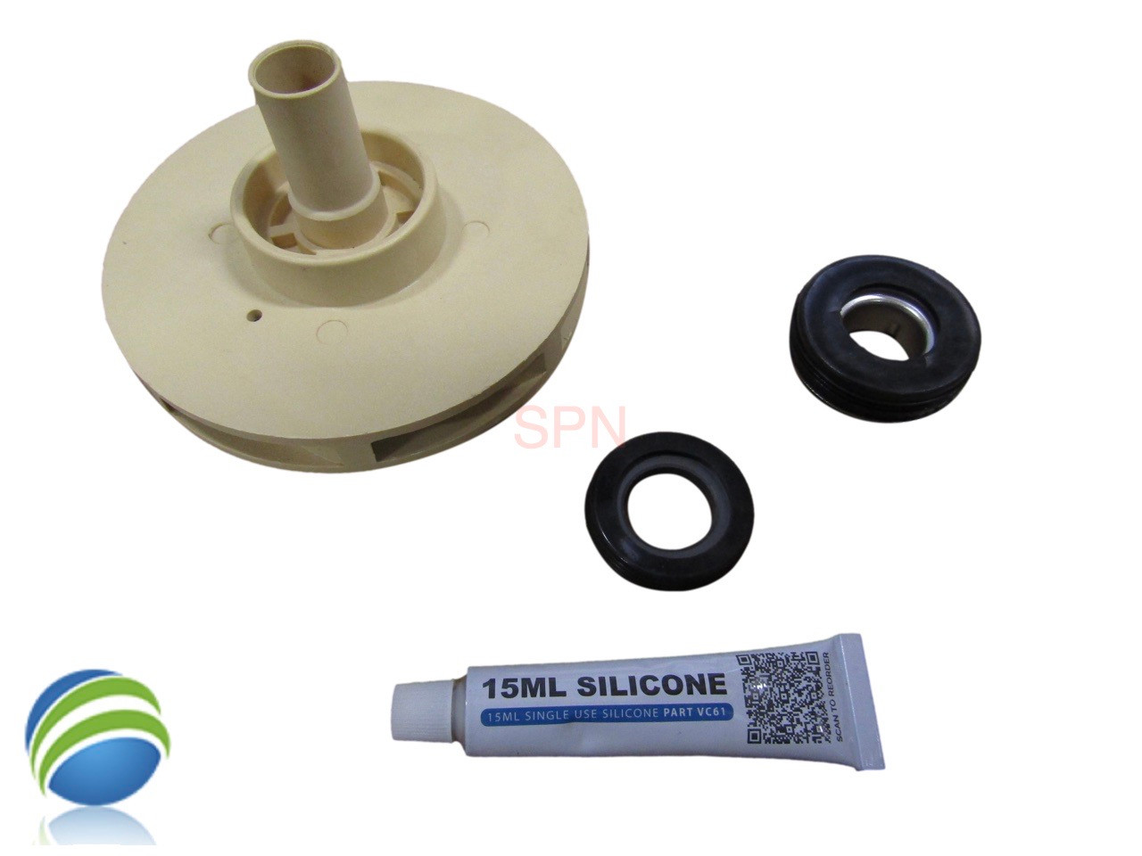 Impeller & Seal Kit LX Guangdong 48 frame 1.5HP 2 3/8" Eye Vane Width 5/16" 4" OD How To Video