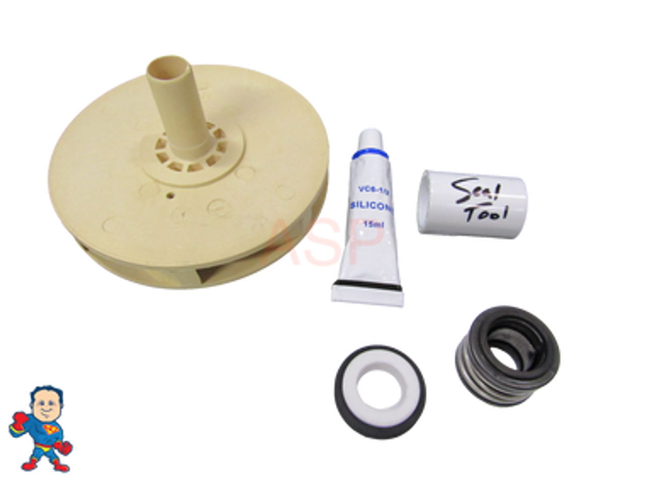 Spa Hot Tub Pump 2.5HP Impeller & Seal Kit May 2009+ Jacuzzi®  Premium or Sundance® Video How To This pump will have WUA400I WUA400-II and will also have one of these numbers on it. 6500-352, 6500-363, 6500-365, 6500-367