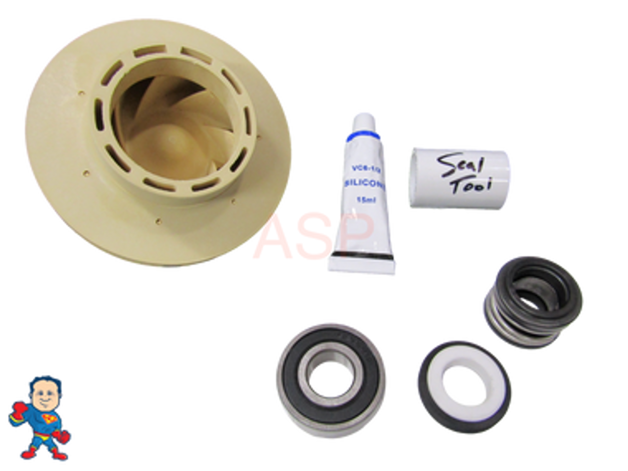 Spa Hot Tub Pump 2.5HP Impeller & Seal Kit May 2009+ Jacuzzi® Premium or Sundance® Video How To This pump will have WUA400I WUA400-II and will also have one of these numbers on it. 6500-352, 6500-363, 6500-365, 6500-367