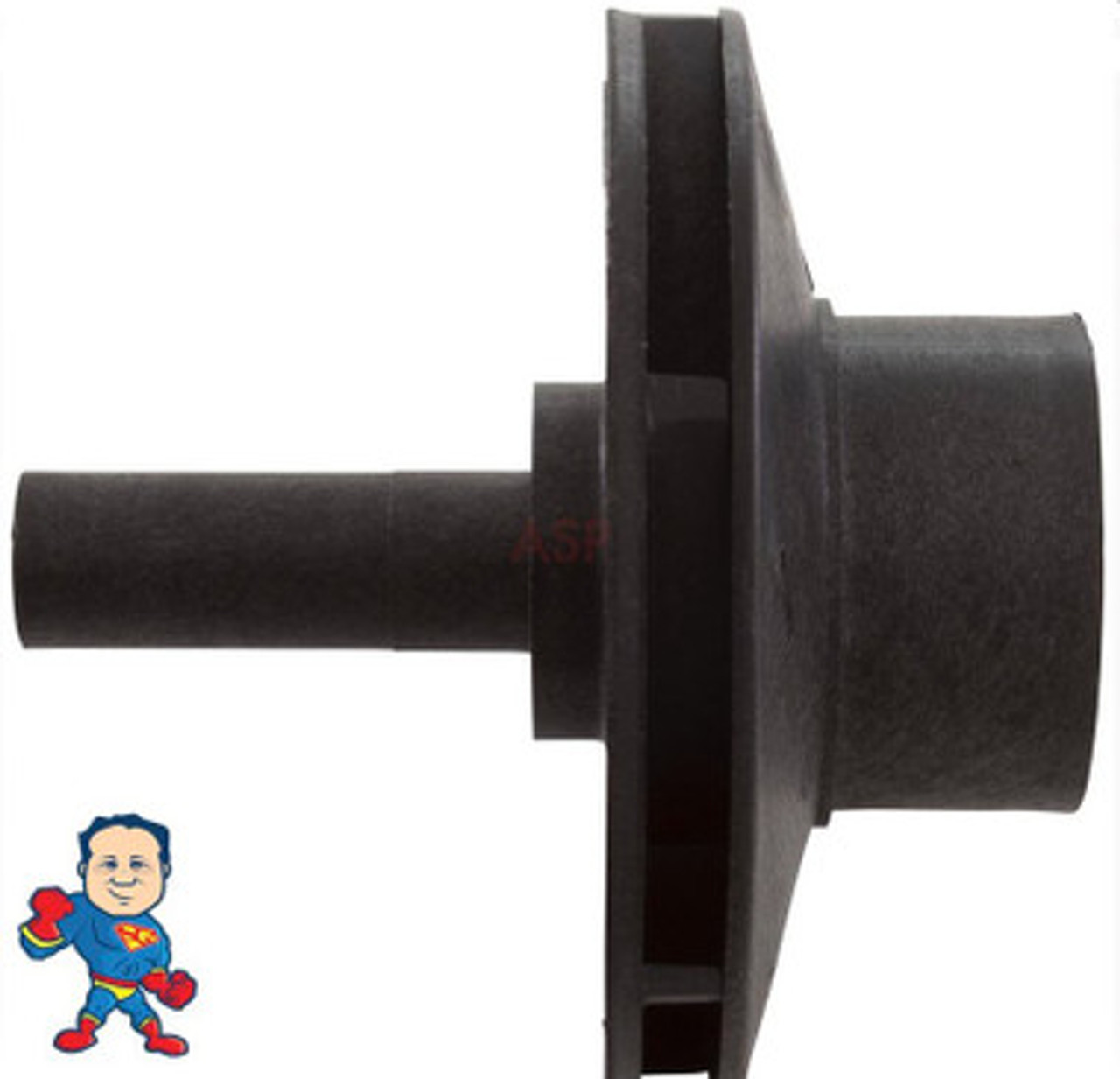 Waterway E-Series 1HP Impeller Pump for 1 1/2" Center Discharge Wet End Hot Tub Spa & Pool Pumps