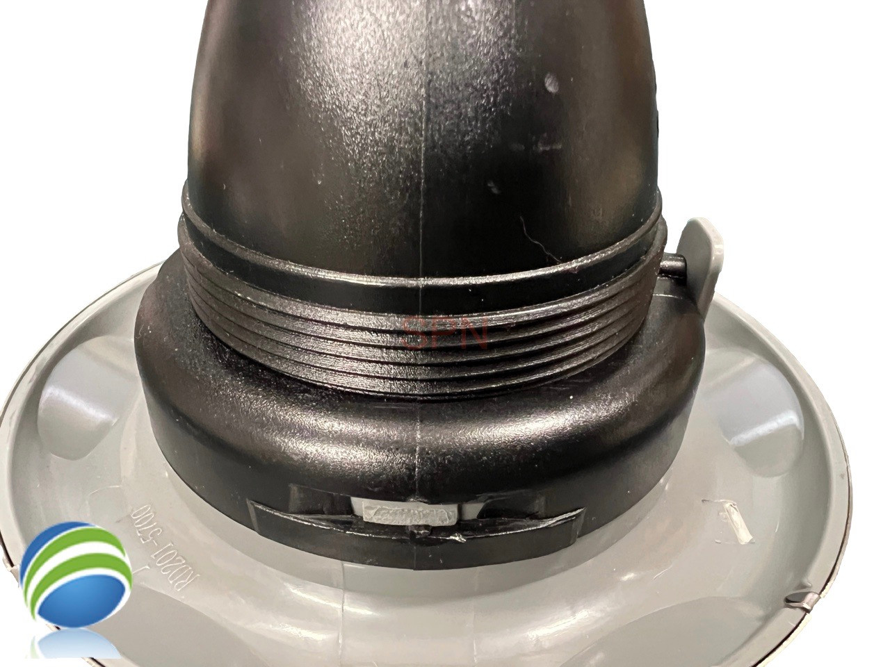 Jet Internal, Rising Dragon, Quantum, 5" face diameter, Directional, Stainless Steel, Gray, Threaded