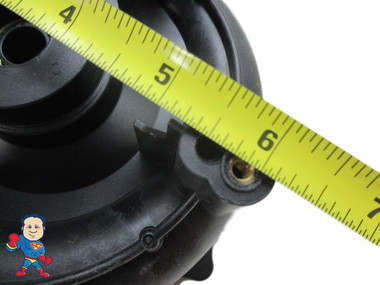 A 56 frame Wet End wet end measures about 5 3/4" center to center in an x pattern..