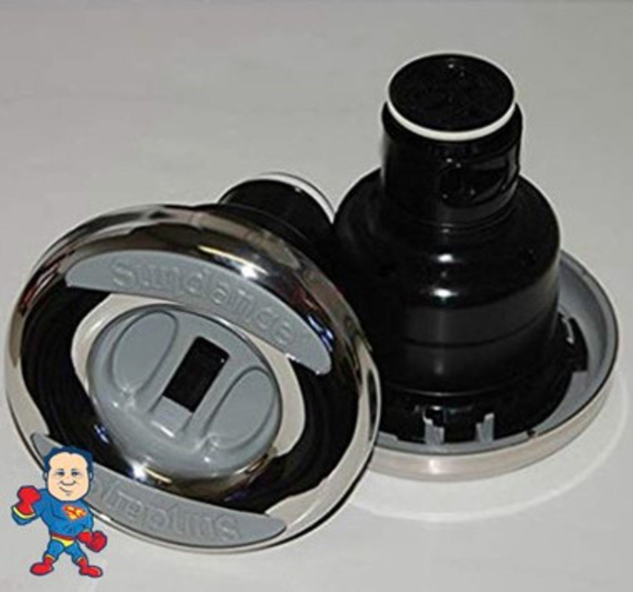 5-1/4" FLUIDIX-INTELLI-JET WITH ESCUTCHEON for Sundance Hot Tubs