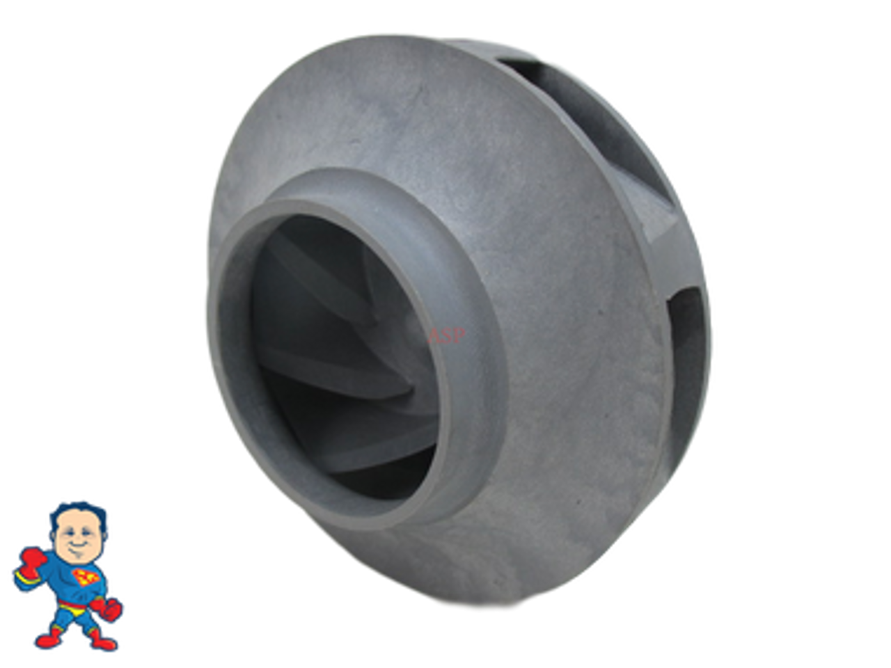 Impeller, Piranha, Sundance, Jacuzzi,  2.5HP, Fits some Piranha (8) Mount