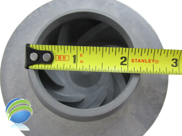 Impeller, Piranha, Sundance, Jacuzzi,  2.5HP, Fits some Piranha (8) Mount