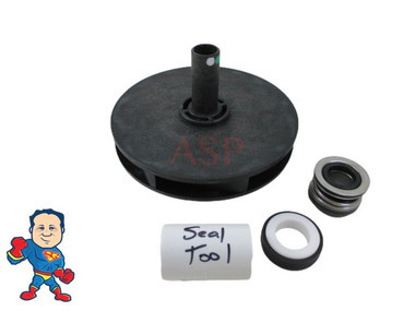 XP2 3.0 HP 2 1/8" Eye Impeller & Seal (2) Bearing Kit Aqua-Flo 230V 12 Amp
