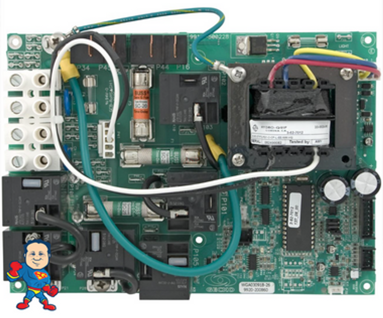 PC Board, Hydro-Quip, Eco-2, 115v, CS6200, CS9200, ES6200, and ES9200