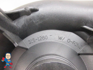 This wet end can be turned and used in a 6 o'clock, 12 o'clock or 9 o'clock position by removing the thru bolts and turning it..