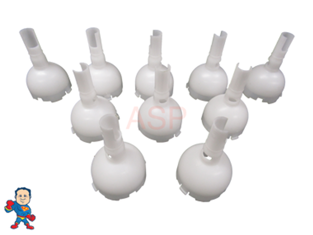 Set of (10) 5" Jet Pentair Diffuser Cyclone Series Hot Tub Spa Video How To Part