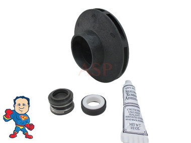 XP2 2.5 HP 2 1/8" Eye Impeller & Seal (2) Bearing Kit Aqua-Flo 230V 11 Amp