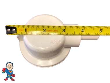 Lo-Pro Floor Drain With Old Style Conversion Kit, 3/4" Slip Barb Ell, Gray, 3-1/2" Face Width