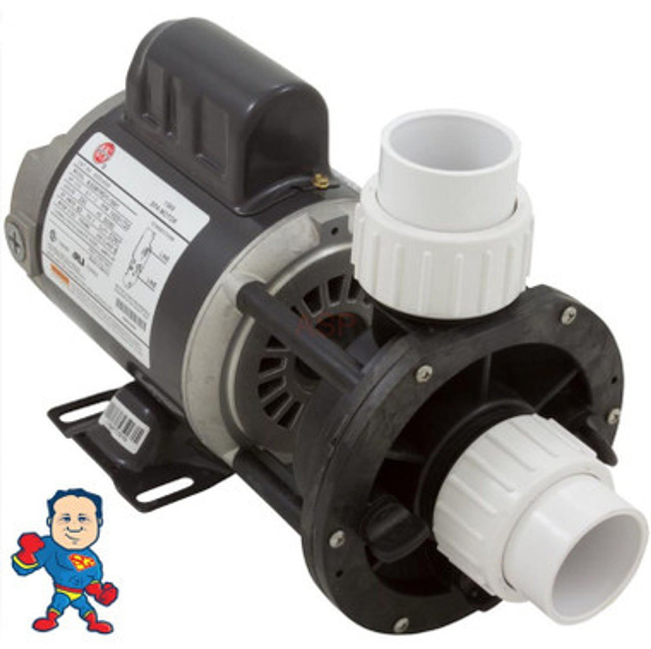 Circulation, Gecko AquaFlo CMCP, 1/15hp, 230v, 1-1/2", Center Discharge