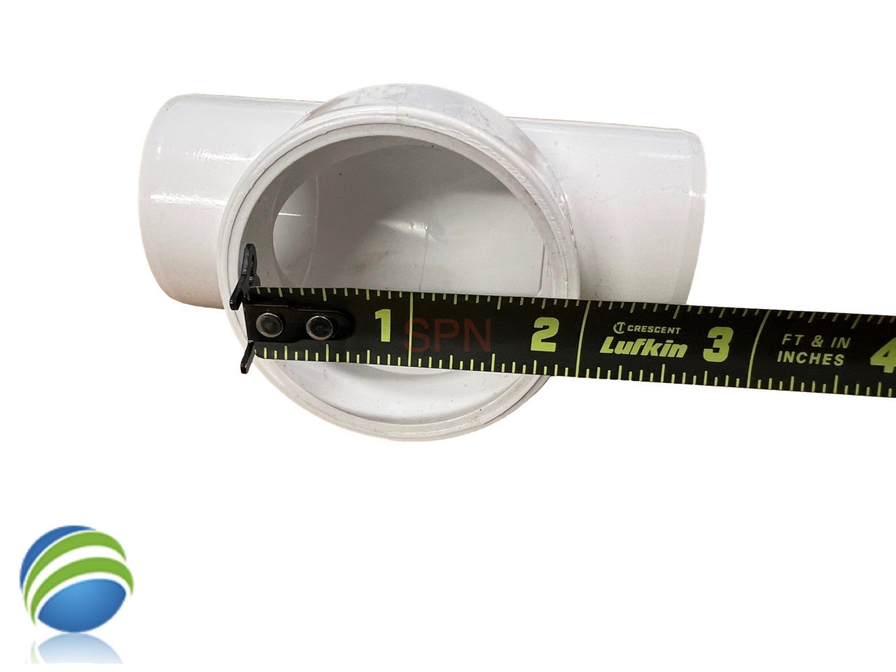 Jacuzzi Style Tee, 1" Slip x 2" Slip x 1" Slip, Short Socket