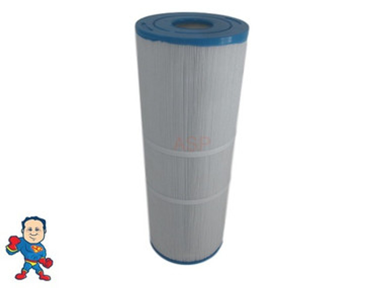 Filter 17 13/16" Tall x 6-9/16" with 2 3/8" Hole on Top and Bottom 100sqft Four Winds Swim Spa H2O