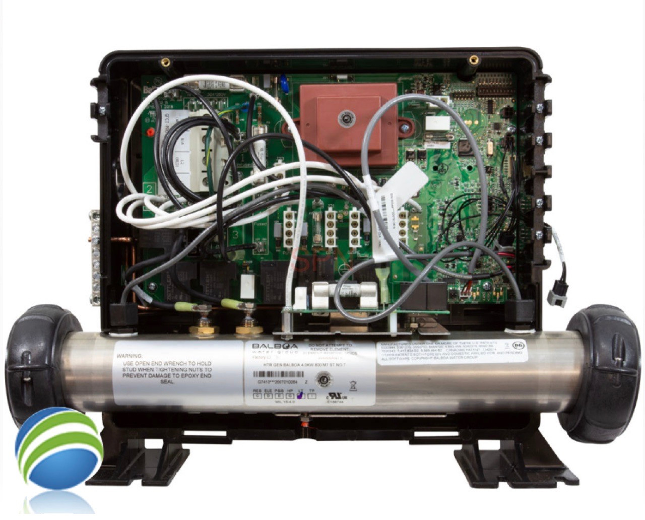 Control Retrofit Kit Balboa BP7, 1 or 2 Pump/Blower ,Ozone ,Light, 4.0kW, 115v/230v, with TP500 Topside