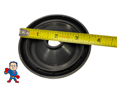 Jacuzzi J-200 Series Spa Hot Tub Diverter Silver S Handle 4 5/16" Long  2 1/8" Wide and Cap 3 11/16" Wide Graphite