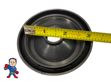 Jacuzzi J-200 Series Spa Hot Tub Diverter Silver S Handle 4 5/16" Long  2 1/8" Wide and Cap 3 11/16" Wide Graphite