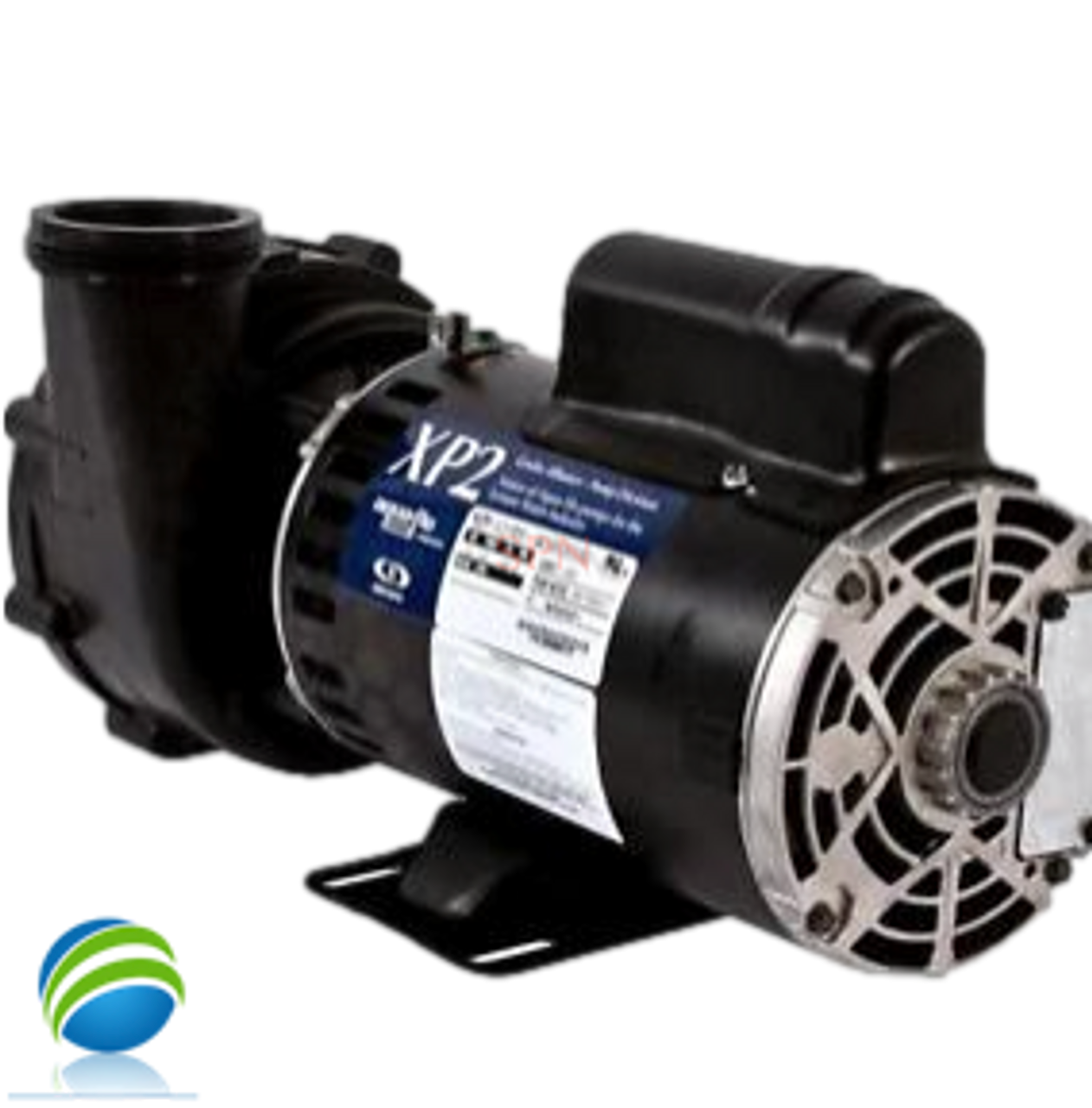 Complete Pump, Aqua-Flo, XP2, 2.0HP, 230v, 2-spd, 48 frame, 2", 1 or 2 speed 8.5A
The Suction and Pressure Sides measures about 3" Edge to Edge..