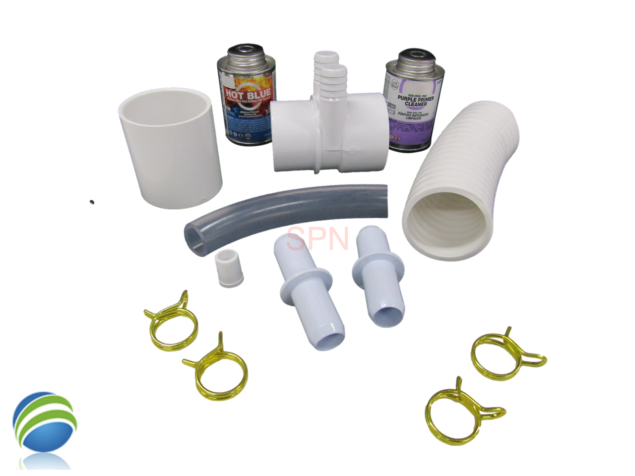 Manifold Hot Tub Spa 2" Street x 2" Slip x (2) 3/4" Coupler Glue Kit Video How To