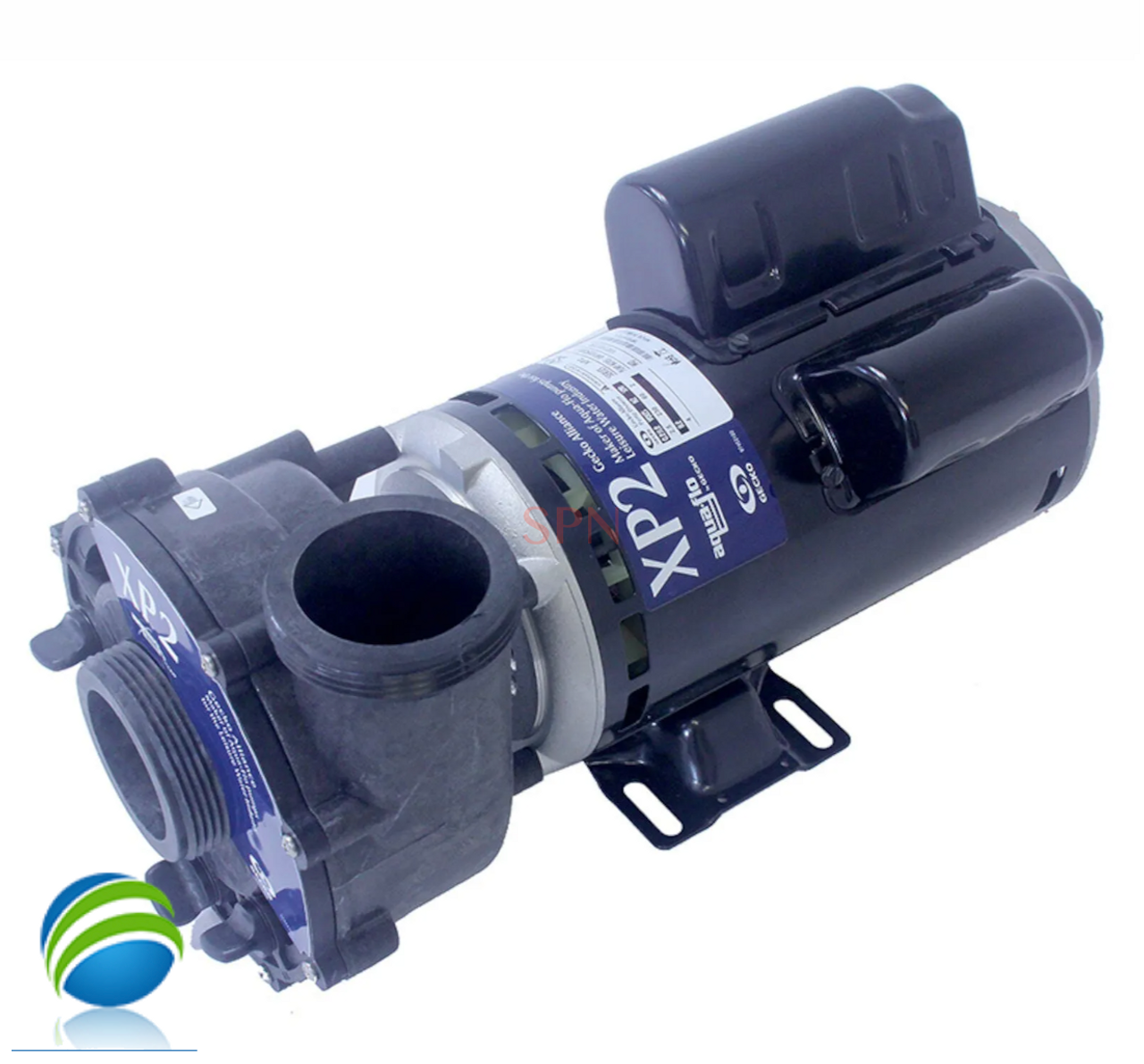 Replacement Pump, 39583, Watkins, Vendor Code 4081, Hotspring, Solana, Hot Spot, Wavemaster, 1.5HP, 115v, 13.0A, 48 frame, 2"x 2", 1 or 2 Speed
The pressure and suction sides measures 3" edge to edge on the threads..