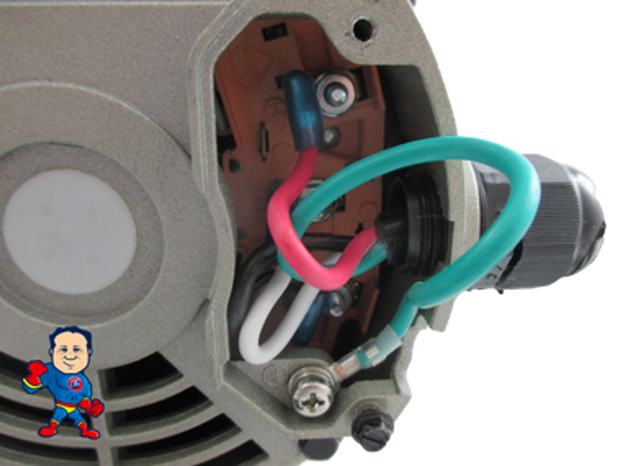 Wire, H=High Speed and is usually the Red Wire but occasionally the Black, Green = Ground or the Green wire. They way you can tell if you have it wired correctly is when you power up the pump should go into Low Speed First. If it goes into High Speed you need to power down and reverse the red & black wires and power back up and verify it goes into Low Speed first. If you leave it wrong it will overheat and damage the Hot Tub especially during warm weather...