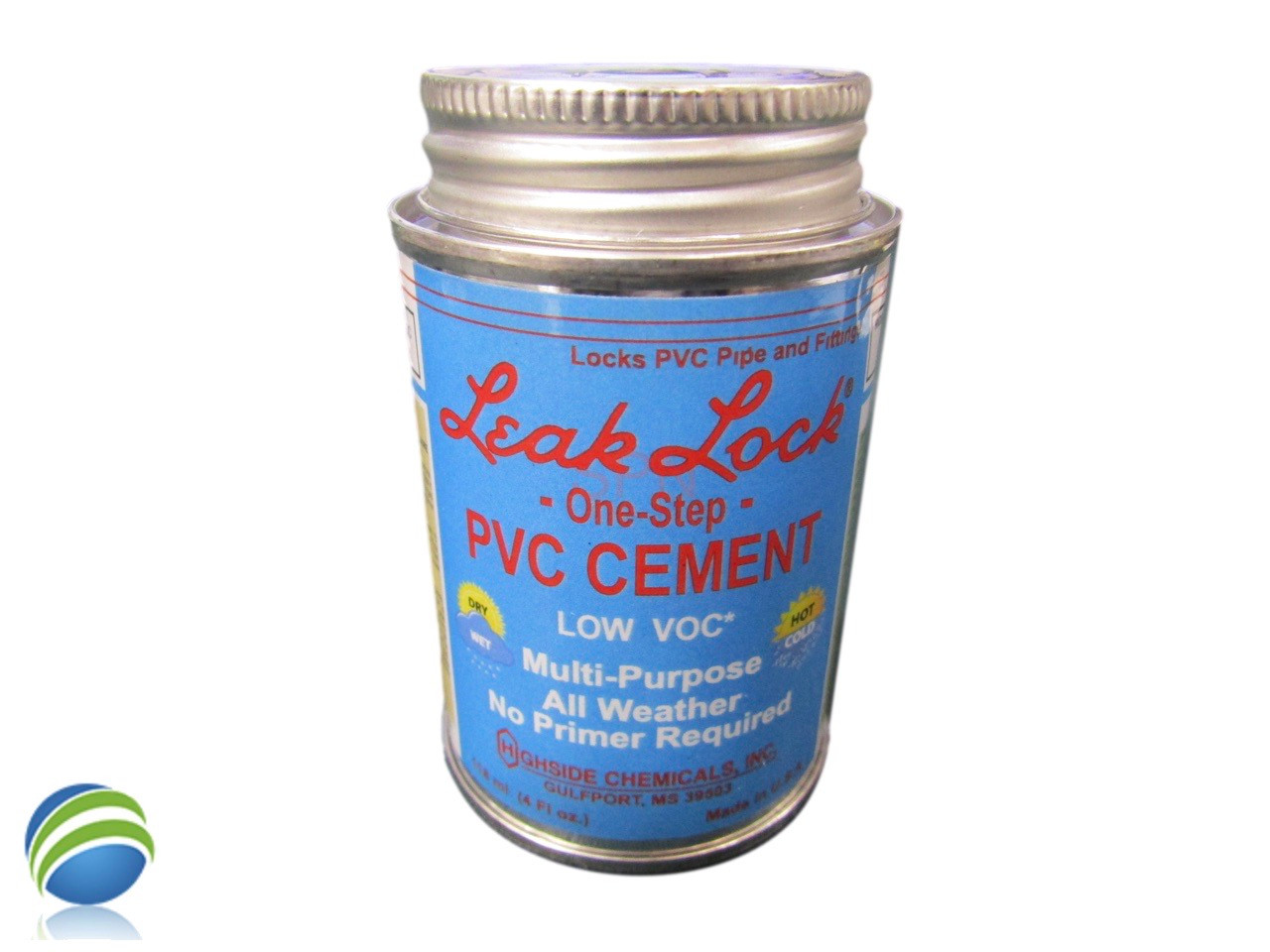 PVC Leak Loc Low Voc Hot Blue Glue  4oz for Hot Tub Spa PCV Plumbing Repair 
No Purple Primer Needed..