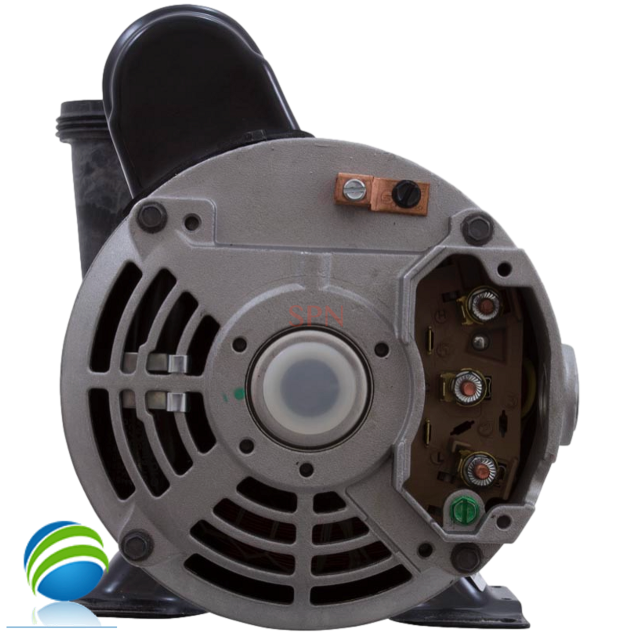 Note: The wiring set up can vary based on the brand of the motor sent with the new pump.. In most cases the following information will be correct. (C for Common) White Wire, Green for Ground to Pump Body Screw, (L for Low Speed) Black Wire and (H for High) Red Wire. There are exceptions where Red is Low and Black is High but most of the time Black is Low and Red is High. If you didn't make sure when you power up the first time listen for the pump to come on in low speed first if it is high first you have the wires backward which will cause your hot tub to overheat.