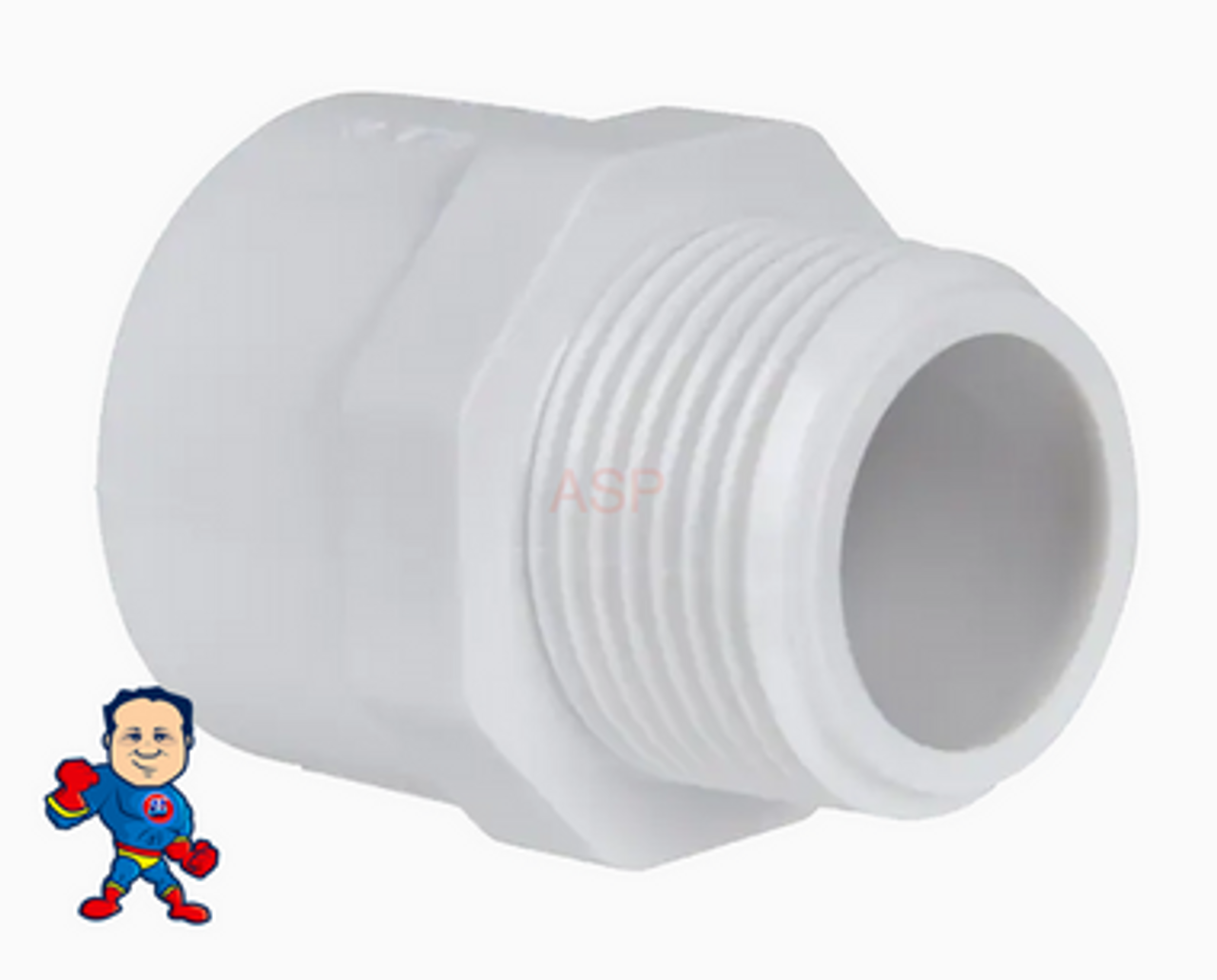 Adapter Fitting, 3/4" Slip x 3/4" Male Pipe Thread Fitting