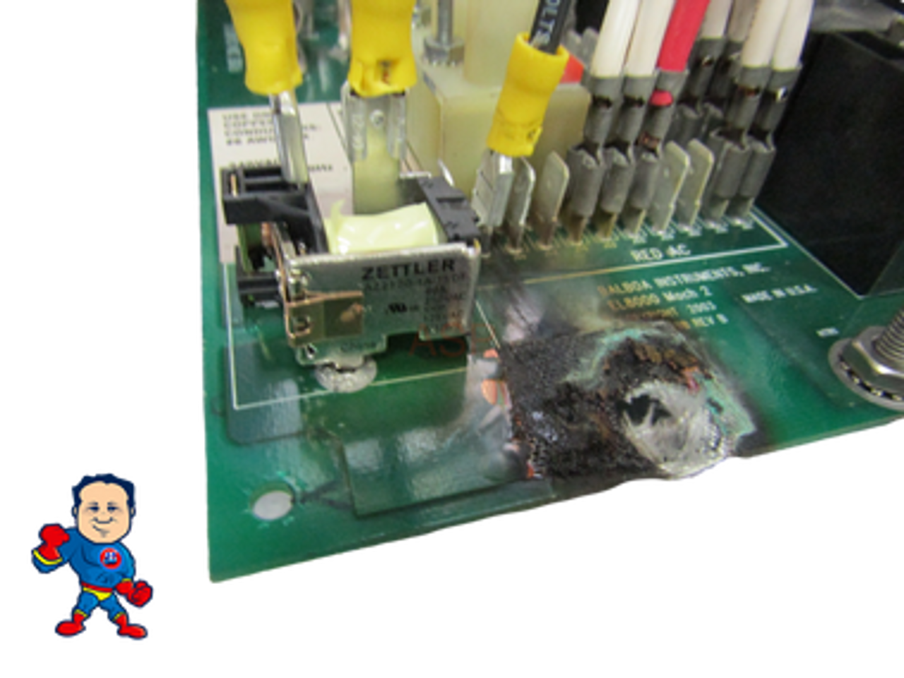 This is an example of this kit installed on an EL Board..