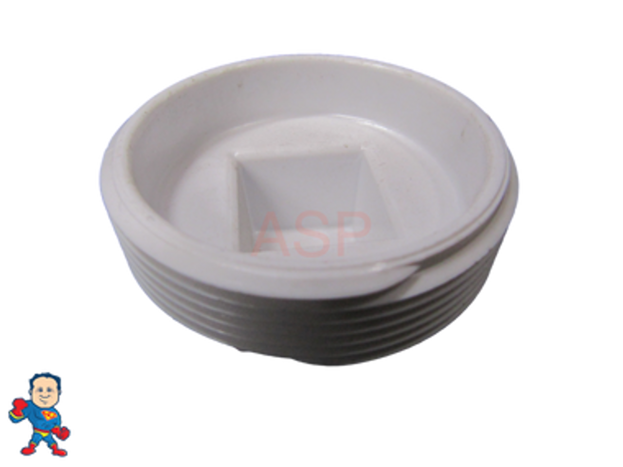 2" MPT Clean Out Plug, fits Hayward SP1082/1083/1084/1085/1086 Skimmer, 2"