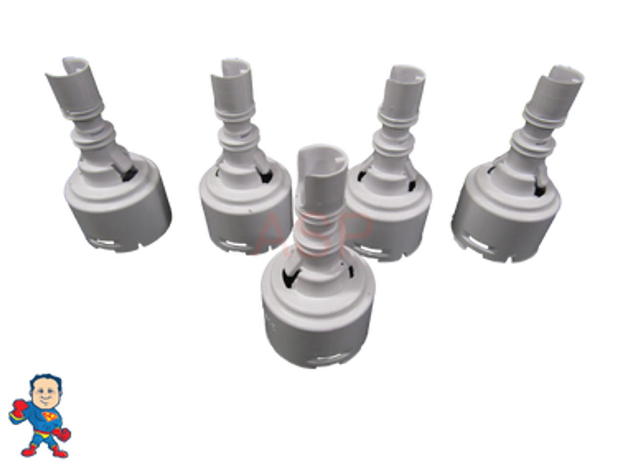 Set of (5) Diffuser Waterway Mini Storm fits 3-3 5/16" Face Waterway Jets